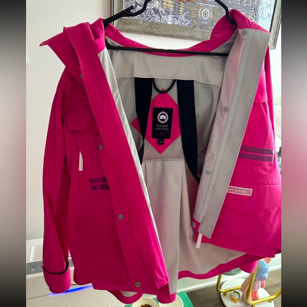 Canada Goose MORDAGA RAIN JACKET ARCTIC FLORALS 121 | SUMMIT PINK | S